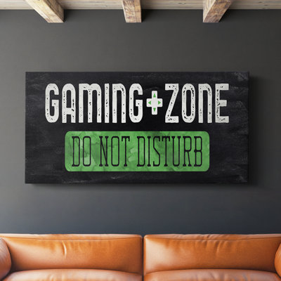Gaming Zone- Gallery Wrapped Canvas -Ready to Hang