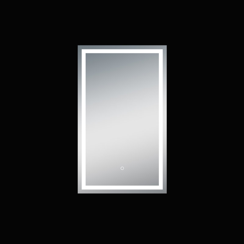 Quiles Flat Wall Mirror, 40" x 23.5"