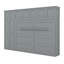 Grand lit escamotable mural avec armoires-978262466