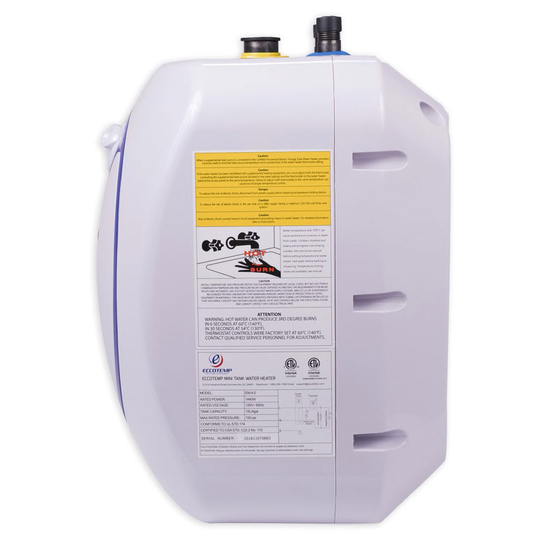 Chauffe-eau électrique 120 Volts
