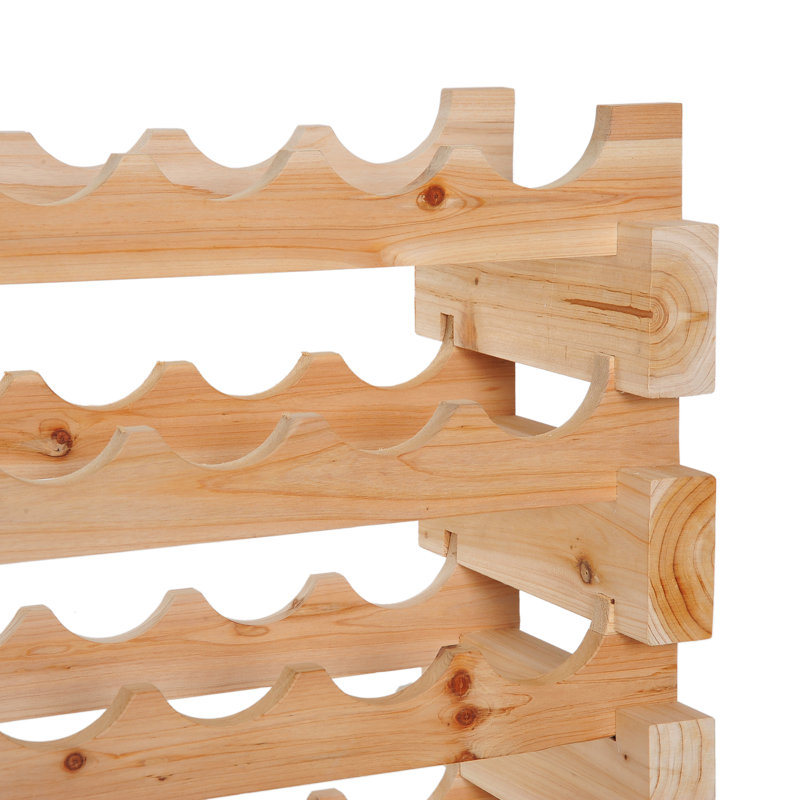 72 Bottle Floor Wine Bottle Rack