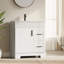 Meuble-lavabo simple 30 po avec comptoir en céramique et robinet, meuble-lavabo avec tiroirs et armoire-1586473823