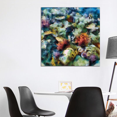 Sea Life I by Alonzo Saunders - Wrapped Canvas Painting