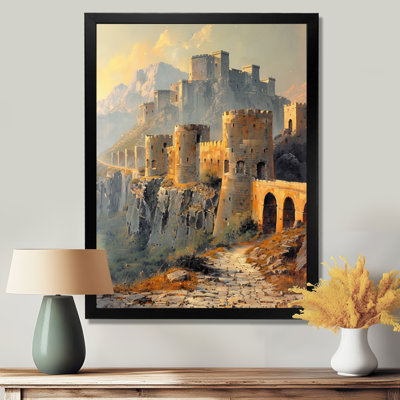 Ancienne citadelle de l'empire de Babylone, impression d'art mural
