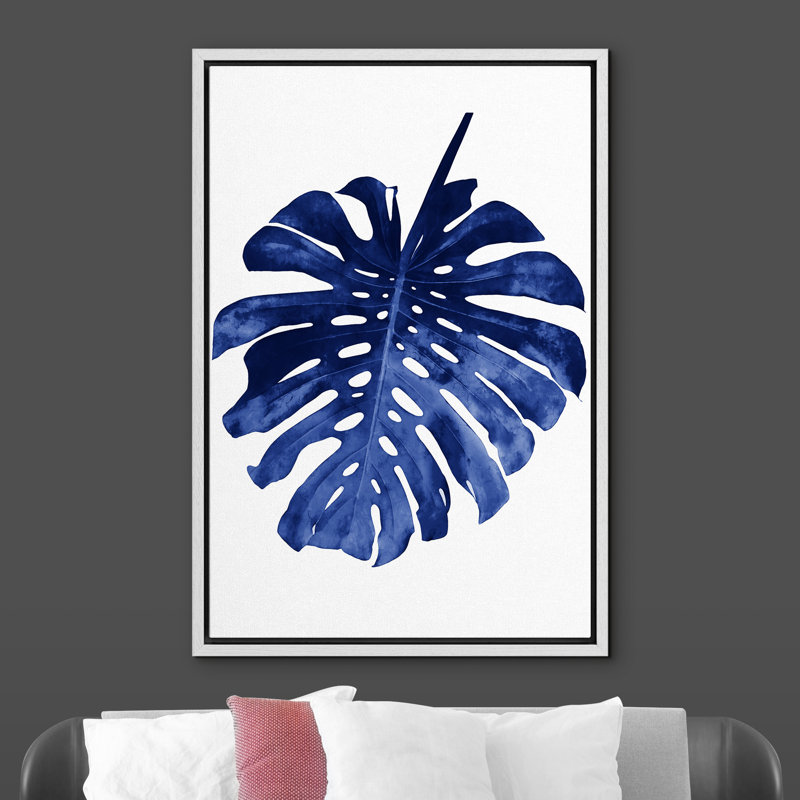 Peinture sur toile, cadre flottant, H 16 po x l 24 po x P 1,5 po, Blanc
