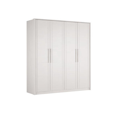 Fino 4 Door Solid Wood Wardrobe