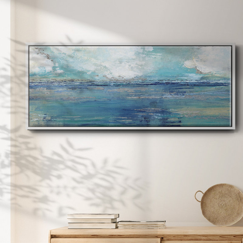 Oceans Away- Framed Canvas