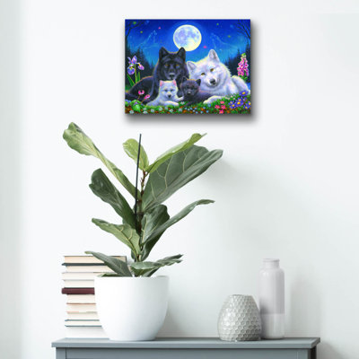Howling Moon' by Bridget Voth, Acrylic Glass Wall Art