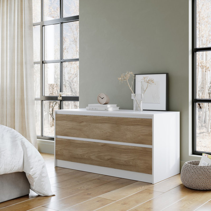 Rectangle Accent Chest, White