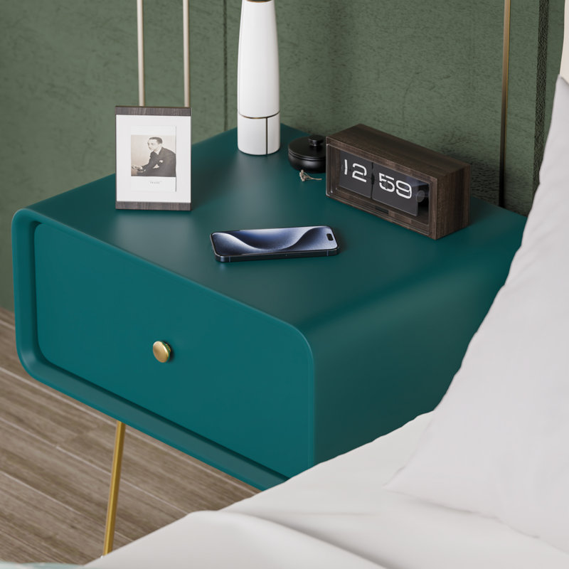 Aundreah 19'' W Nightstand, Green