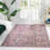 Washable Floral Indoor Rug