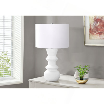 Lighting, 26"h, Ceramic, Shade, Contemporary
