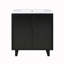 Meuble-lavabo simple avec plateau en résine Jantinus-971858261
