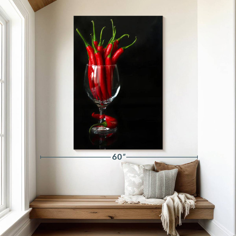 Piments rouges Yarlin, H 51 po x l 34 po