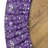 Bungalow Rose Bones Fitted Round Tablecloth Violet and White-49088313