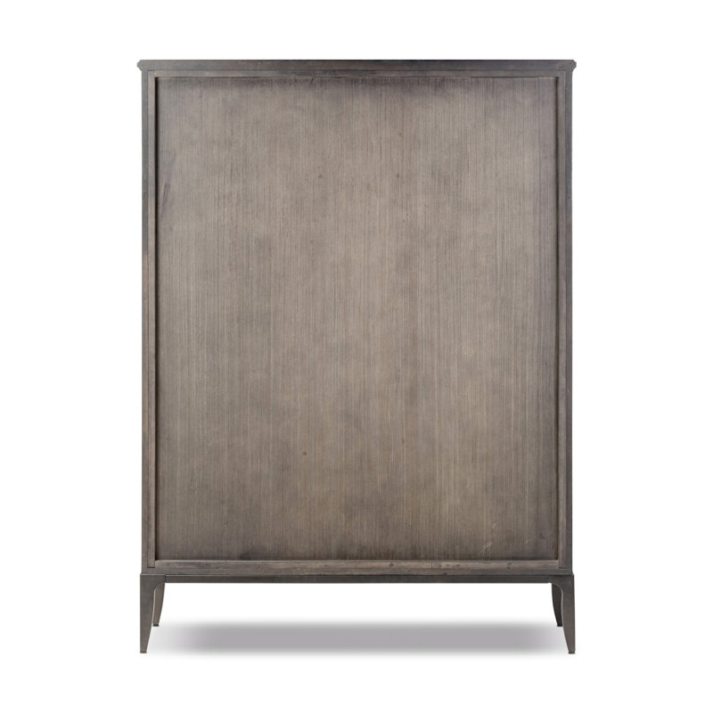 Alden Cabinet-Worn Black Oak