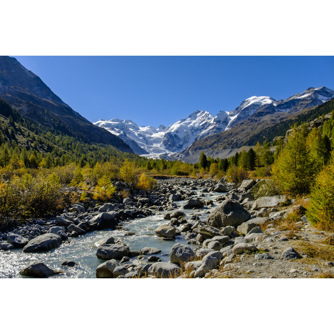 Morteratsch Gletscher von Orietta Gaspari - Kunstdrucke auf Leinwand