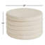 Curated Storage Ottoman (Berber Snow)