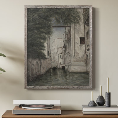 «Vintage Landscape CXL», reproduction encadrée - bois massif