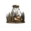 Rustic Lodge 4 - Light Chandelier