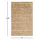 Cliona Hand Tufted Jute / Sisal Wheat Rug