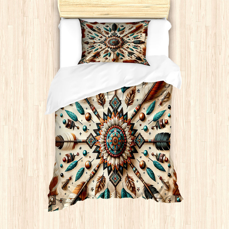 Rustic Duvet Cover, Twin Duvet Cover + 1 Standard Shams