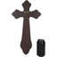 Figurine murale en cuir