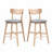 Wooden Bar Chairs, Upholstered Kitchen Island Chairs-1701091986-1701091981