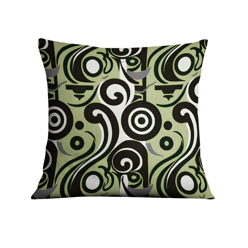Coussin décoratif, Housse de coussin seulement - sans coussin, H 16 po x l 16 po