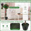 92cm Faux Evergreen Tree in Pot