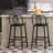 24.2" Bar Stools Kitchen Bar Chairs Counter Stools Height Stools with Metal Frame-585500297-585500303