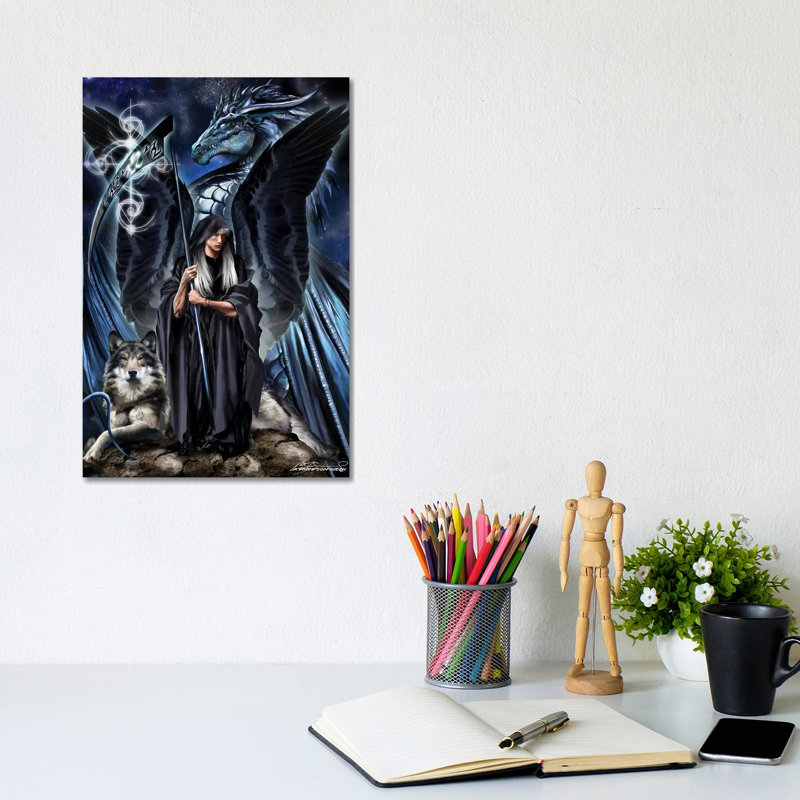 St. Azriel The Archangel by Ruth Thompson - Wrapped Canvas Gallery-Wrapped Canvas Giclée, 30.48cm H x 20.32cm W