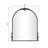 Vignale Vintage Metal Arched Wall Mirror-687048478-687048476