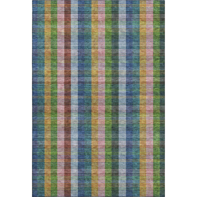 Premium Machine Washable Prisco Navy Rug