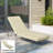Chaise Lounge Cushion, 4" Thick Outdoor Lounge Chair Cushions with Non-Slip Ties, Waterproof and Fade Resistant Lounger Replacement for Patio, 26" x 80 ", Cream White-870667470-870667469