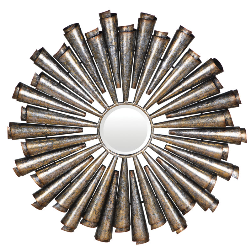 Lanier Metal Flat Wall Mirror
