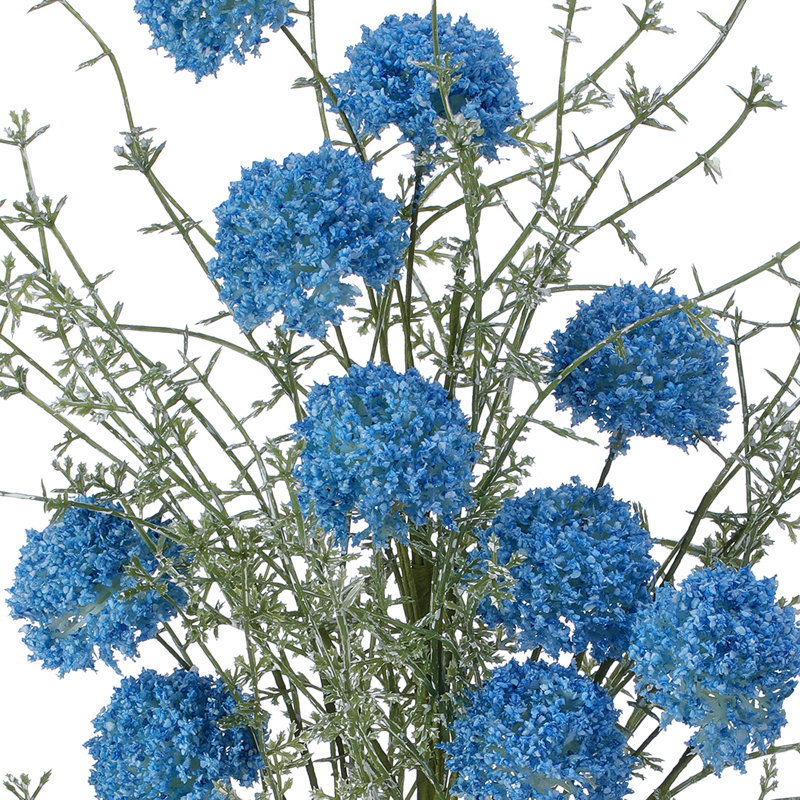 Buisson en plastique 23 po Wild Allium, Bleu