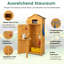 Azpurua 2 ft. W x 2 ft. D Solid Wood Apex Tool Shed