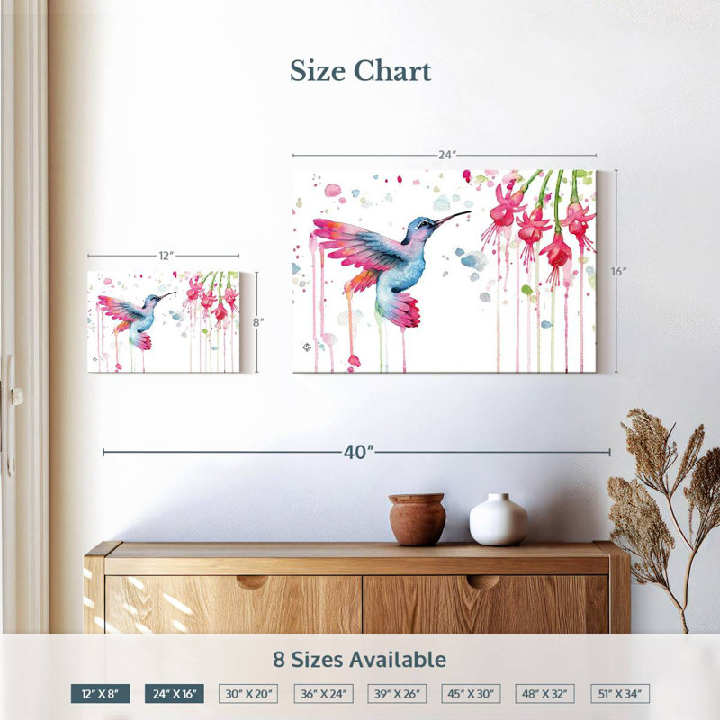Brampt Hummingbird Garden, 16" H x 24" W