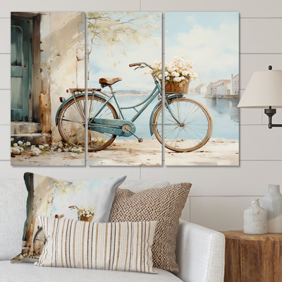 " Bicycle Tranquil Pedaling IV " 3 - Pieces