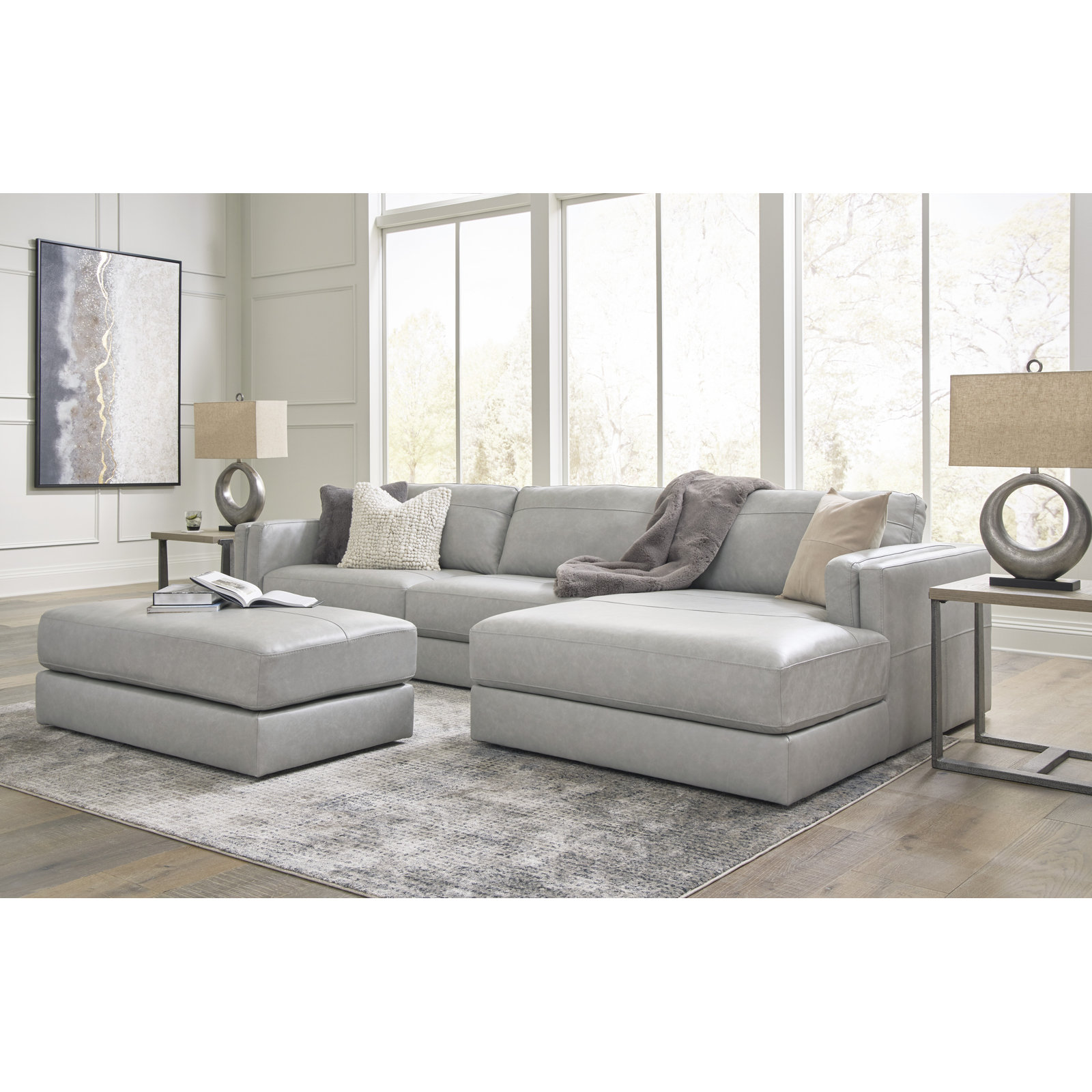 Ehitan Upholstered Ottoman