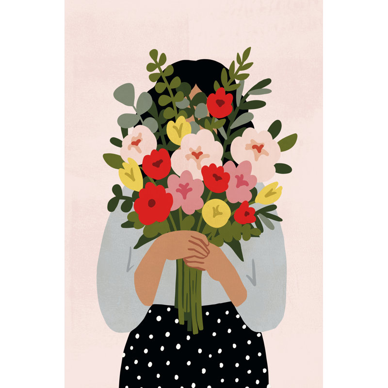 Darling Valentine II by Victoria Borges - Wrapped Canvas Painting, 30cm H x 20cm W