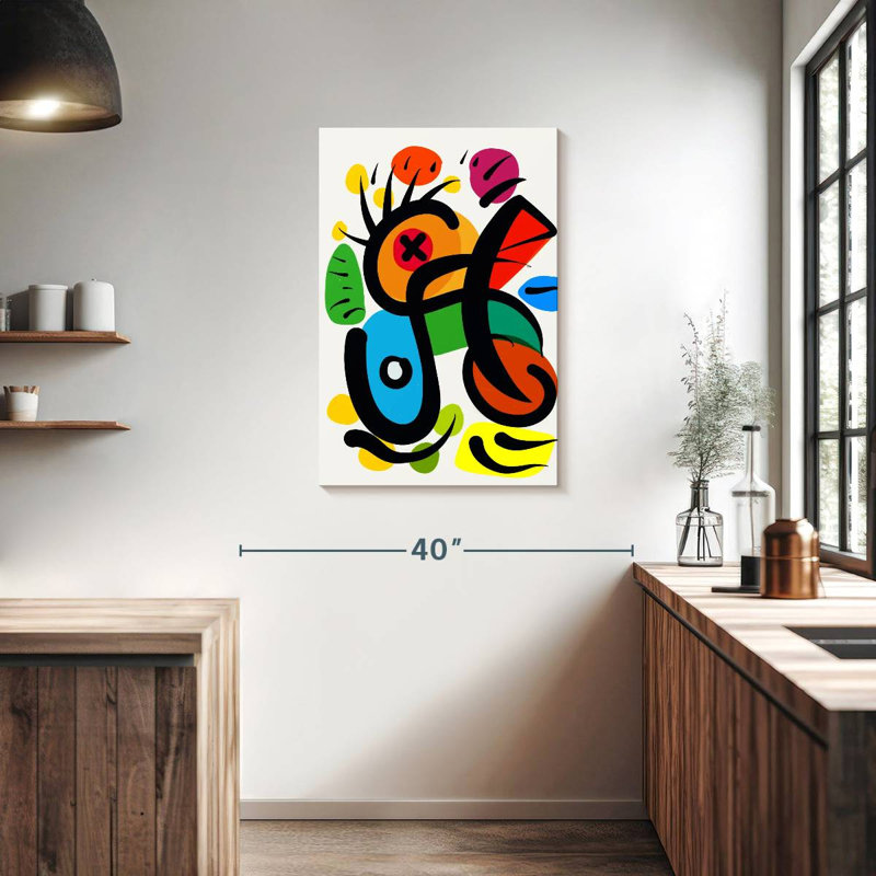 Avery Organic Abstract Shapes, 36" H x 24" W