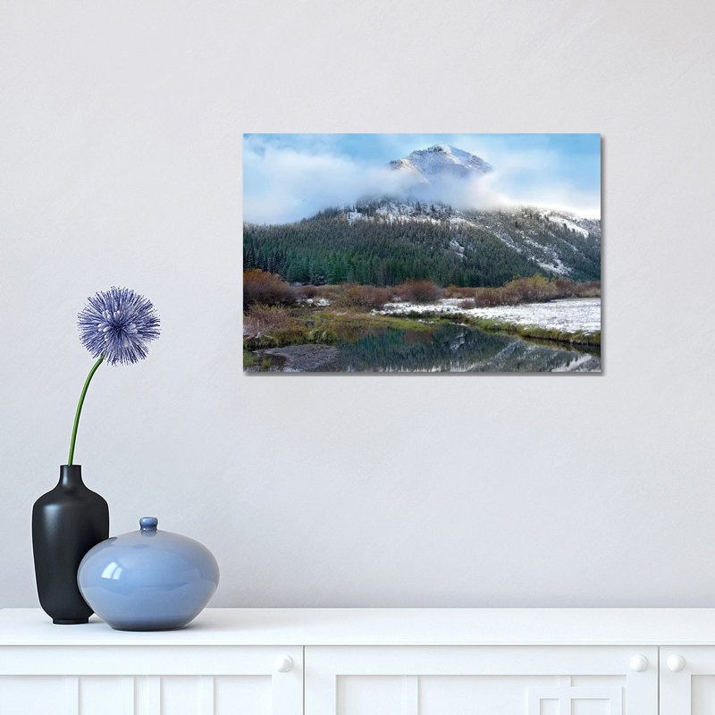 Phi Kappa Mountain and Summit Creek, Idaho 1 Piece Wrapped Canvas Wall Art, 30.48 cm H  x 45.72 cm W