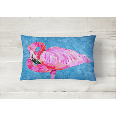 Flamingo Indoor/Outdoor Throw Pillow