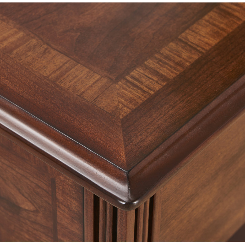 Rutledge Solid Wood Top End Table with Storage