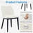 Dining Chairs Set of 6: Upholstered Fabric Dining Room Side Chairs, Chair for Dining Table with Padded Seat and Wood Legs-2038816161-2038816167