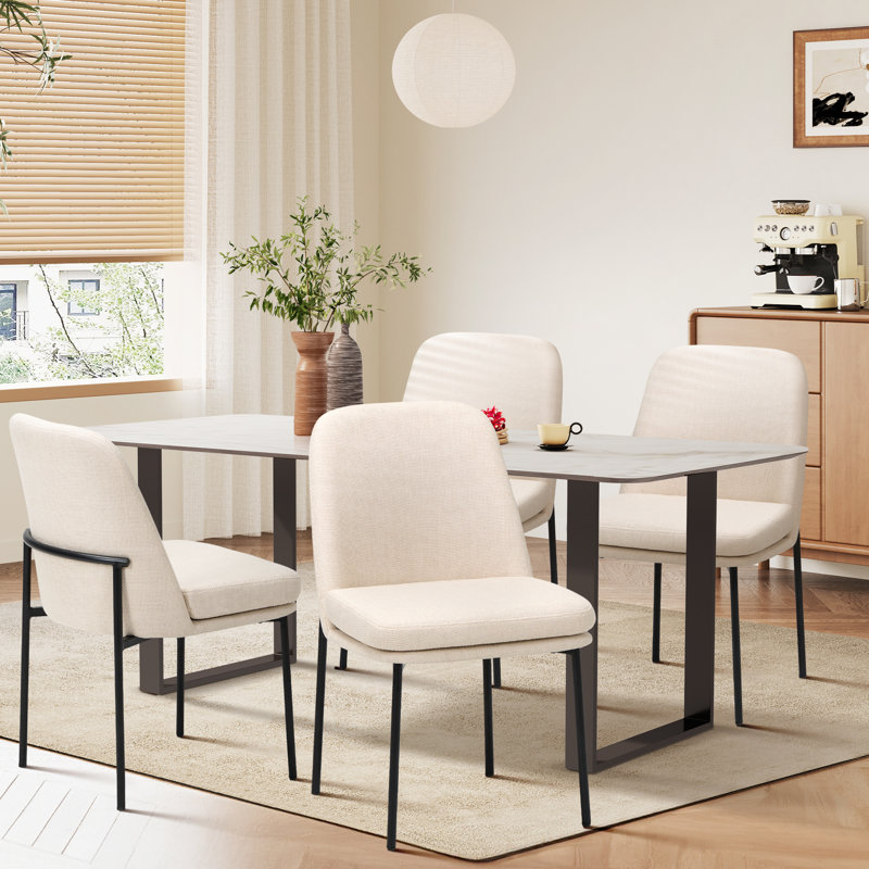 Chaise rembourrée Parsons, F - beige