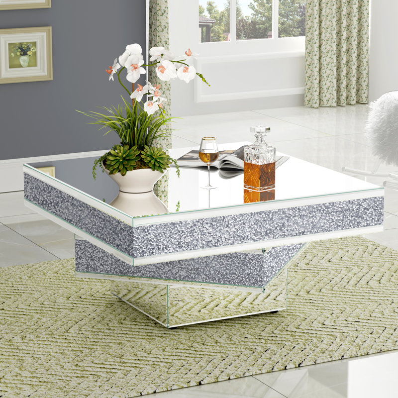 Table basse en verre
