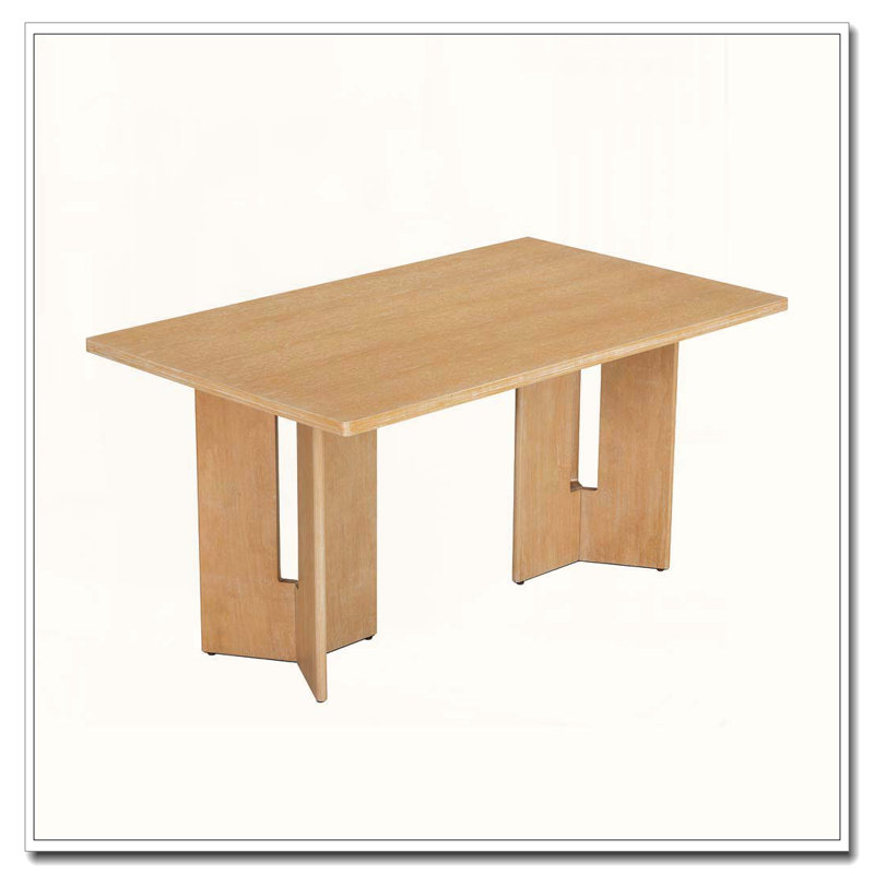 Table de salle à manger Farmhouse, Bois naturel délavé